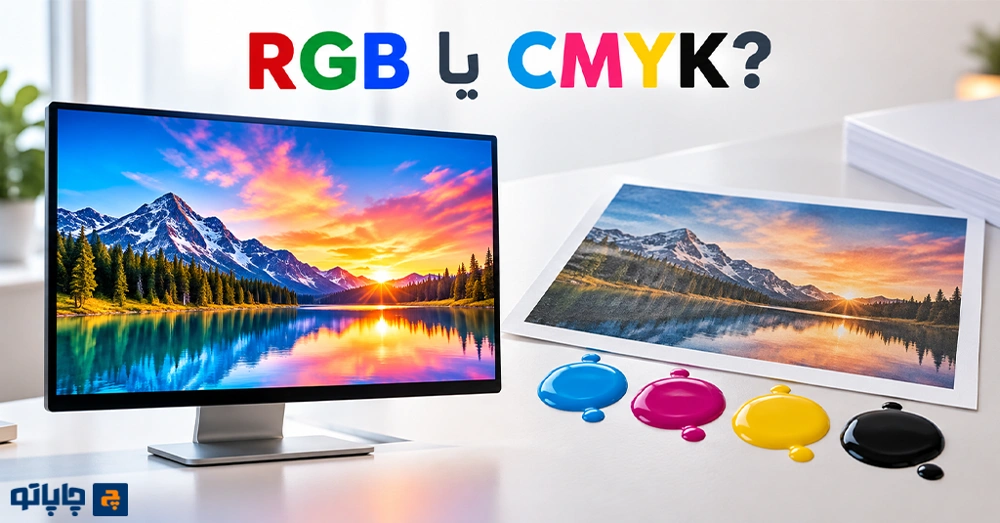 مقایسه RGB و CMYK در آماده‌سازی فایل برای چاپ